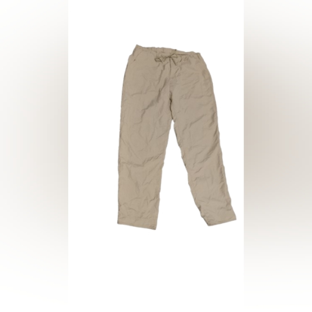 Patagonia Upcountry Beige Drawstring lightweight Outdoor Hiking Pants SZ 14
